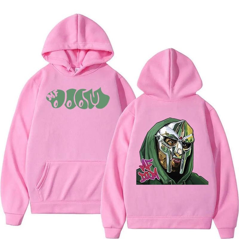 Classic Unisex Fit Mf Do.o.m Hoodie M.ad.lib M.ad.villa.in Metal Face Pullover - Festive Sweatshirts, T-shirts, Or Hoodies - Cotton