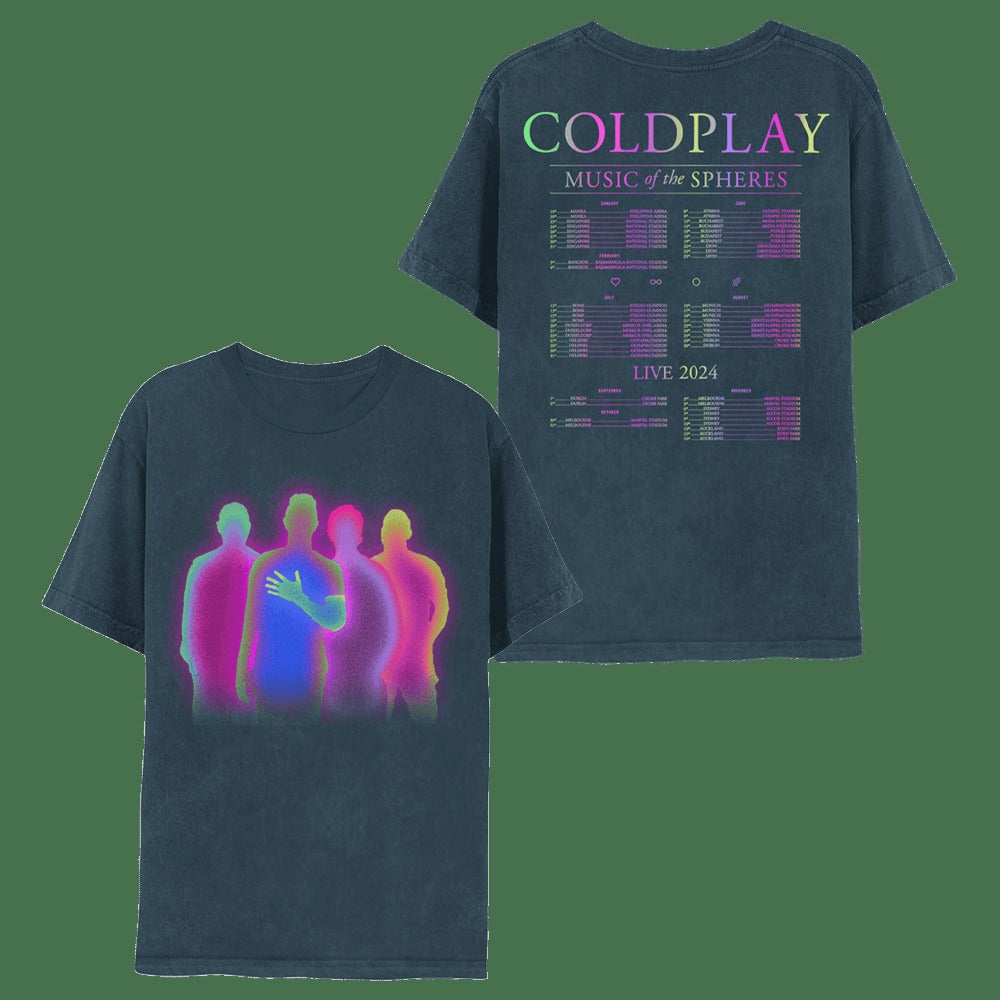 Coldplay Shadow Band Shirt Tour 2025 Music Of The Spheres Gift For Rock Music Fans Today