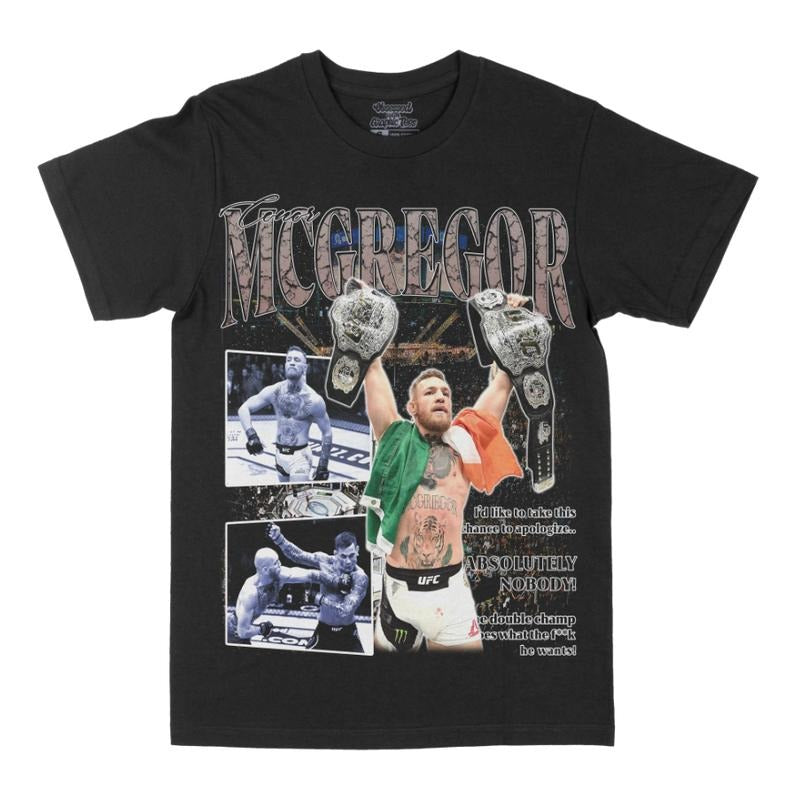 Conor McGregor T Shirt, Vintage 90s Graphic Tee, Ireland Fight UFC Boxing King Conor Shirt