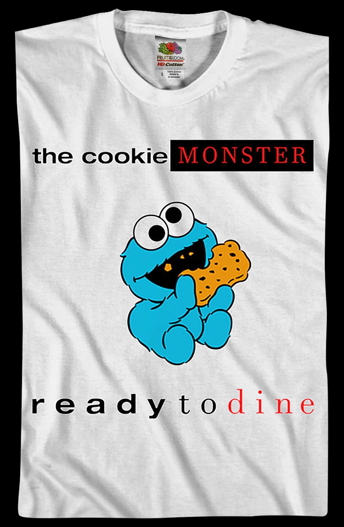 Cookie Monster Ready to Dine Sesame Street T-Shirt