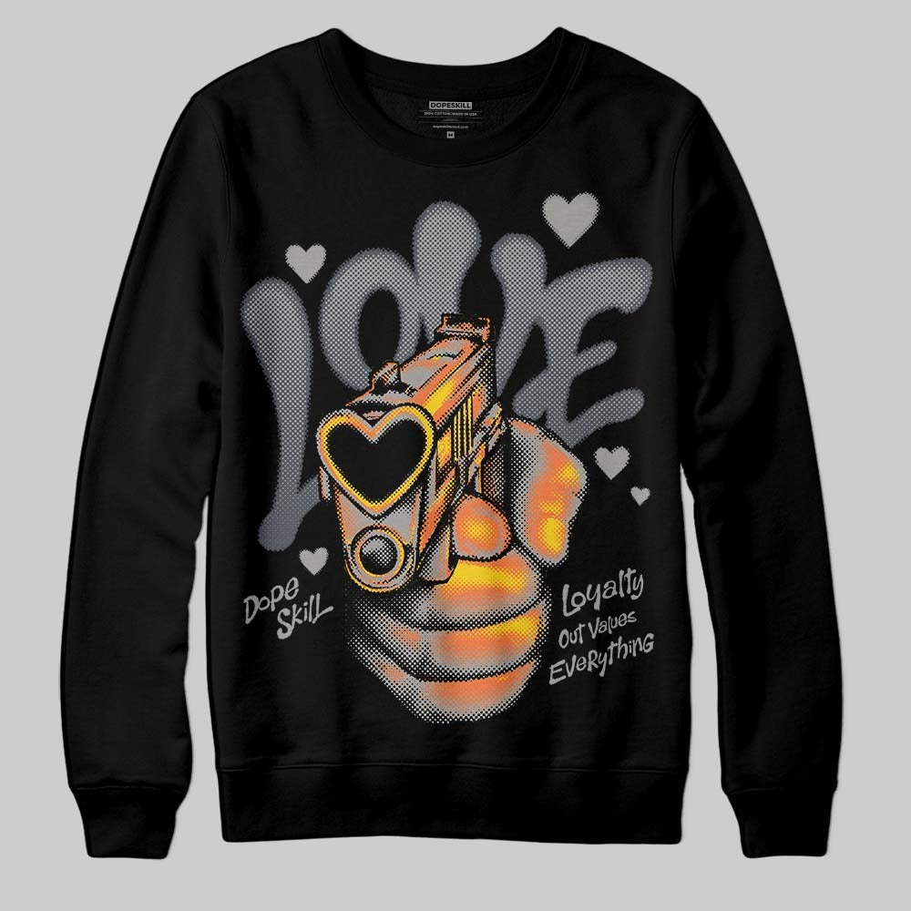 Cool Grey 11s DopeSkill Sweatshirt Love Shot Graphic