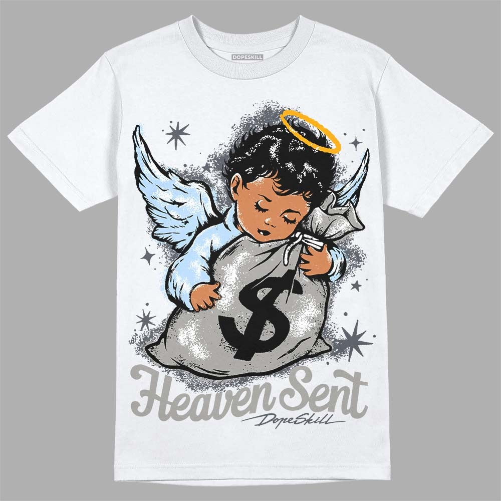 Cool Grey 11s DopeSkill T-Shirt Heaven Sent Graphic