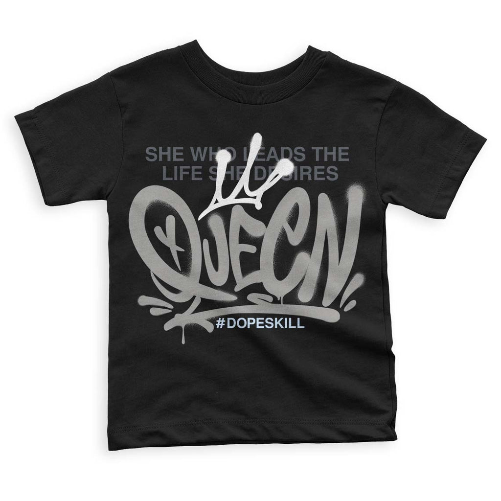 Cool Grey 11s DopeSkill Toddler Kids T-shirt Queen Graphic