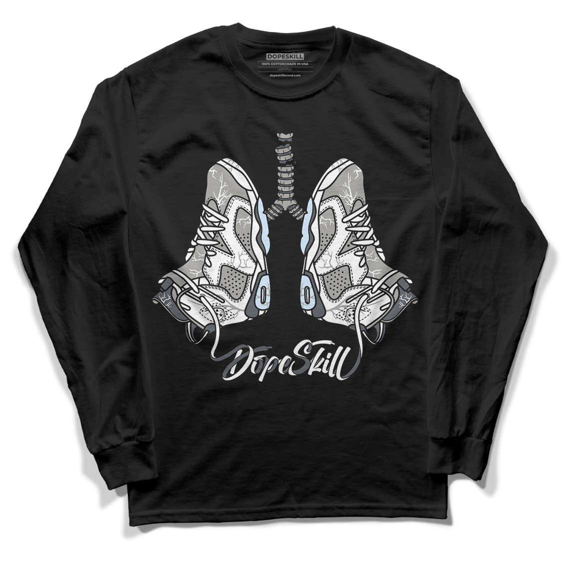 Cool Grey 6s DopeSkill Long Sleeve T-Shirt Breathe Graphic