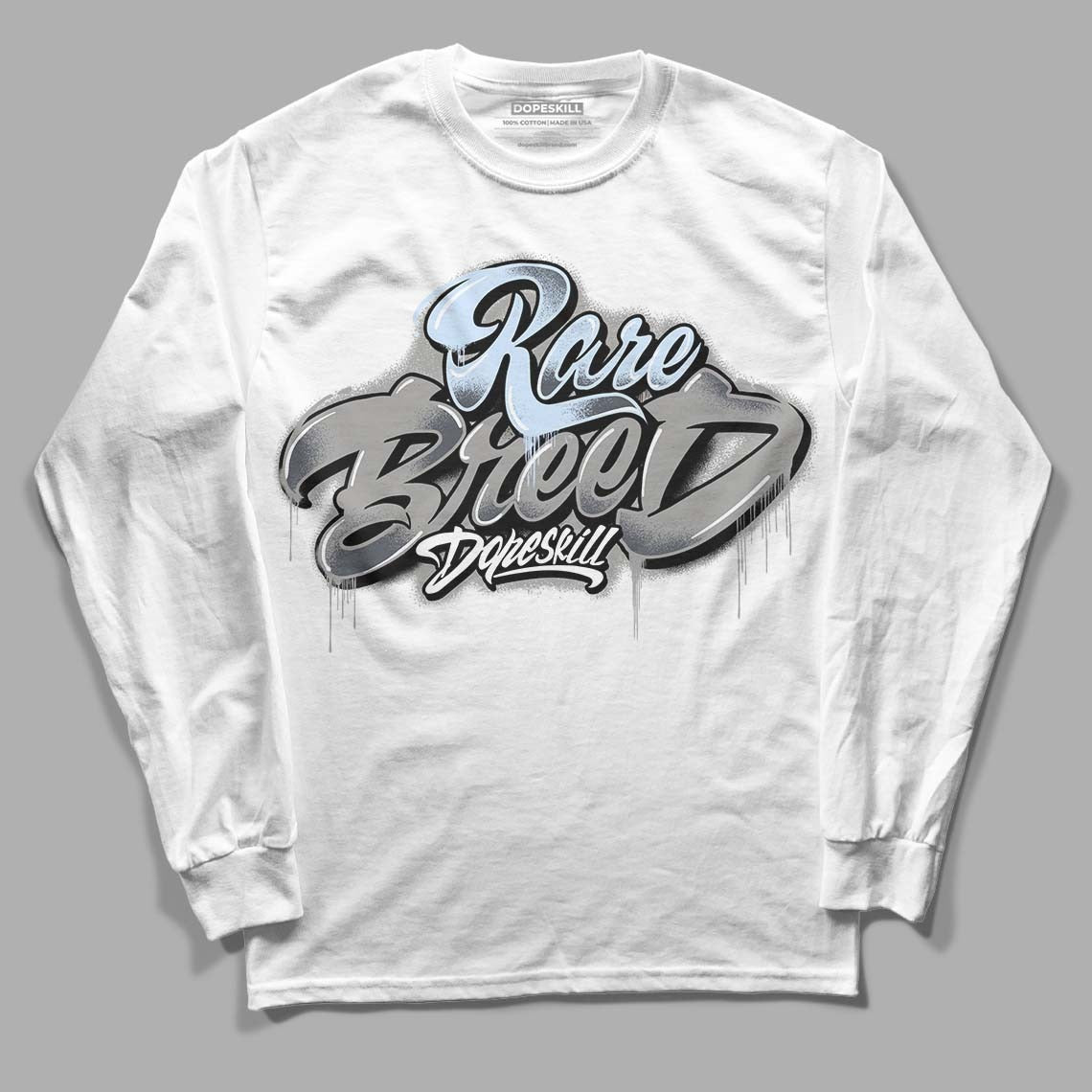 Cool Grey 6s DopeSkill Long Sleeve T-Shirt Rare Breed Type Graphic