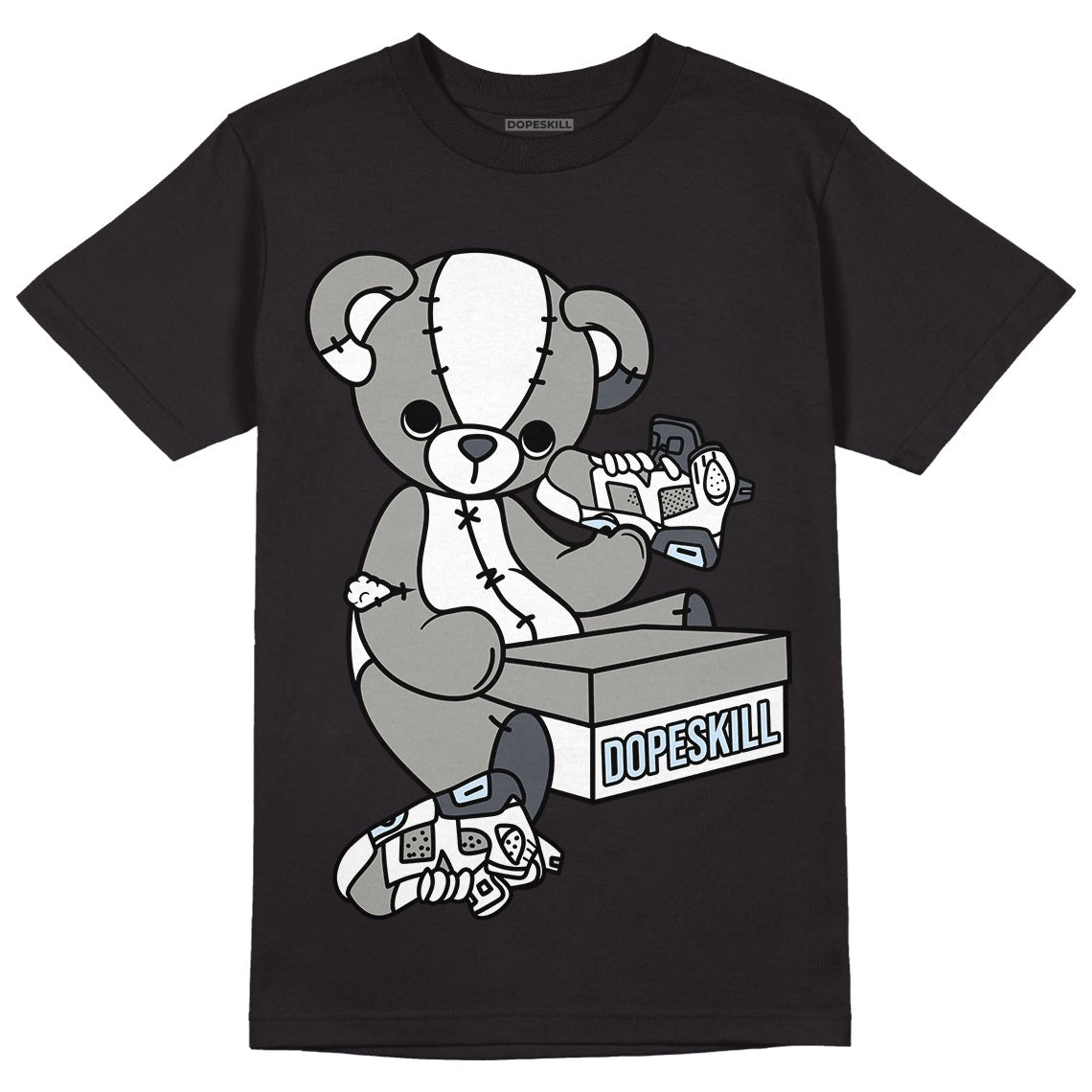 Cool Grey 6s DopeSkill T-Shirt Sneakerhead BEAR Graphic