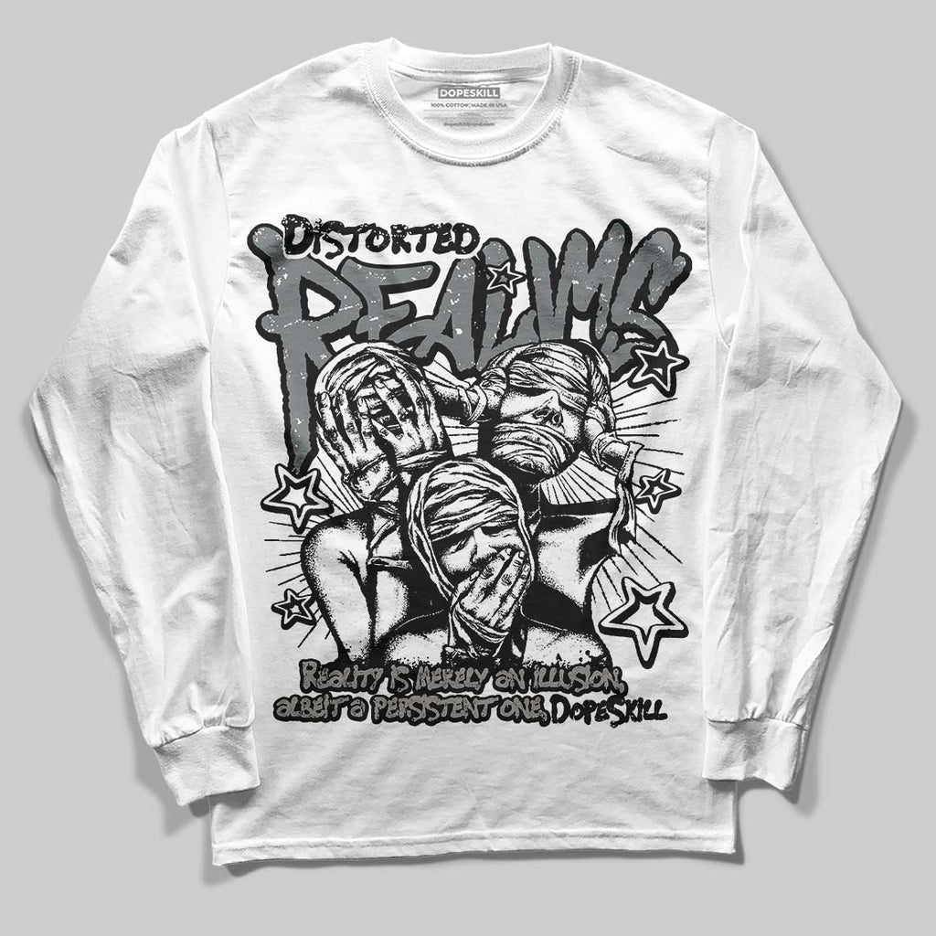 Cool Grey 9s DopeSkill Long Sleeve T-Shirt Distorted Realms Graphic