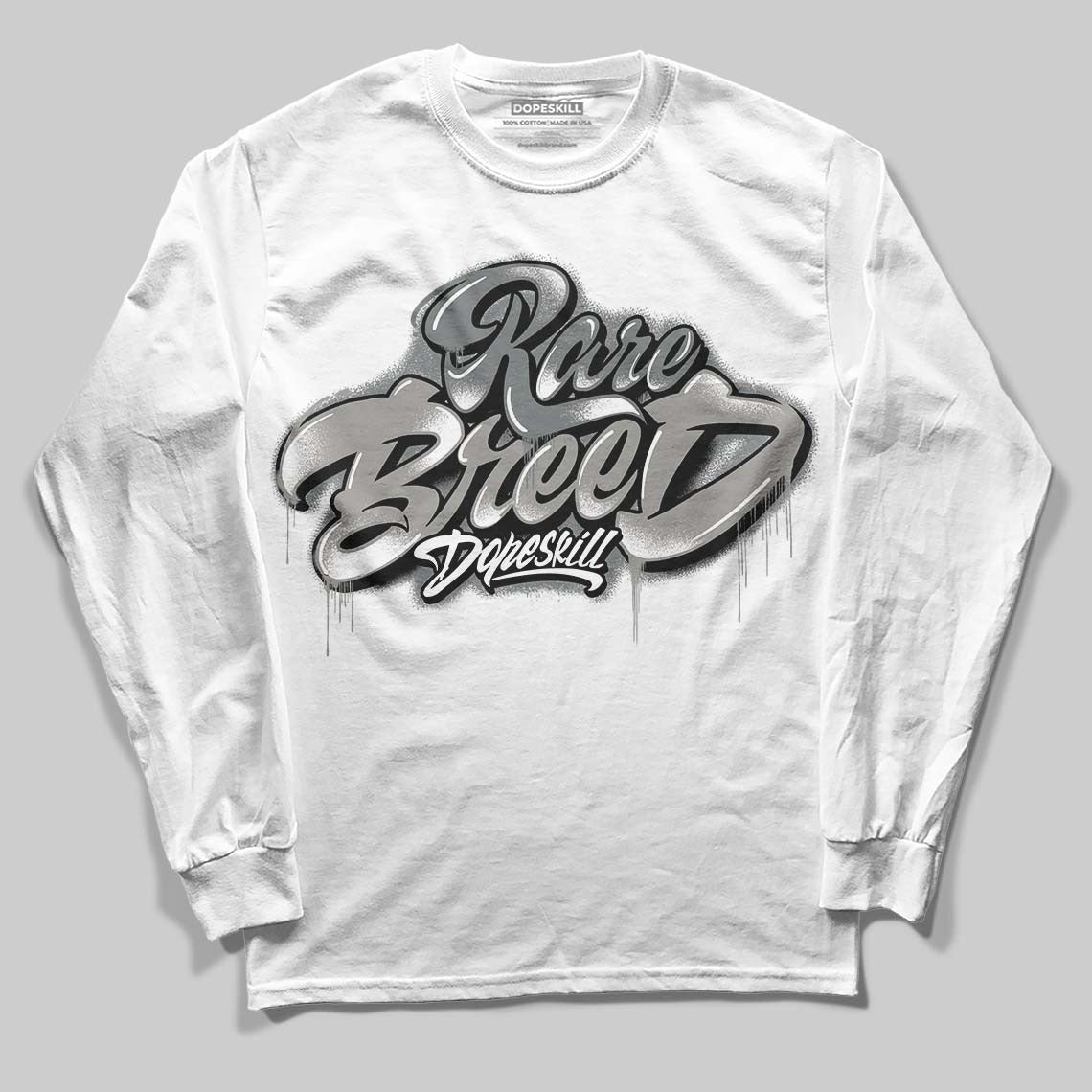 Cool Grey 9s DopeSkill Long Sleeve T-Shirt Rare Breed Type Graphic