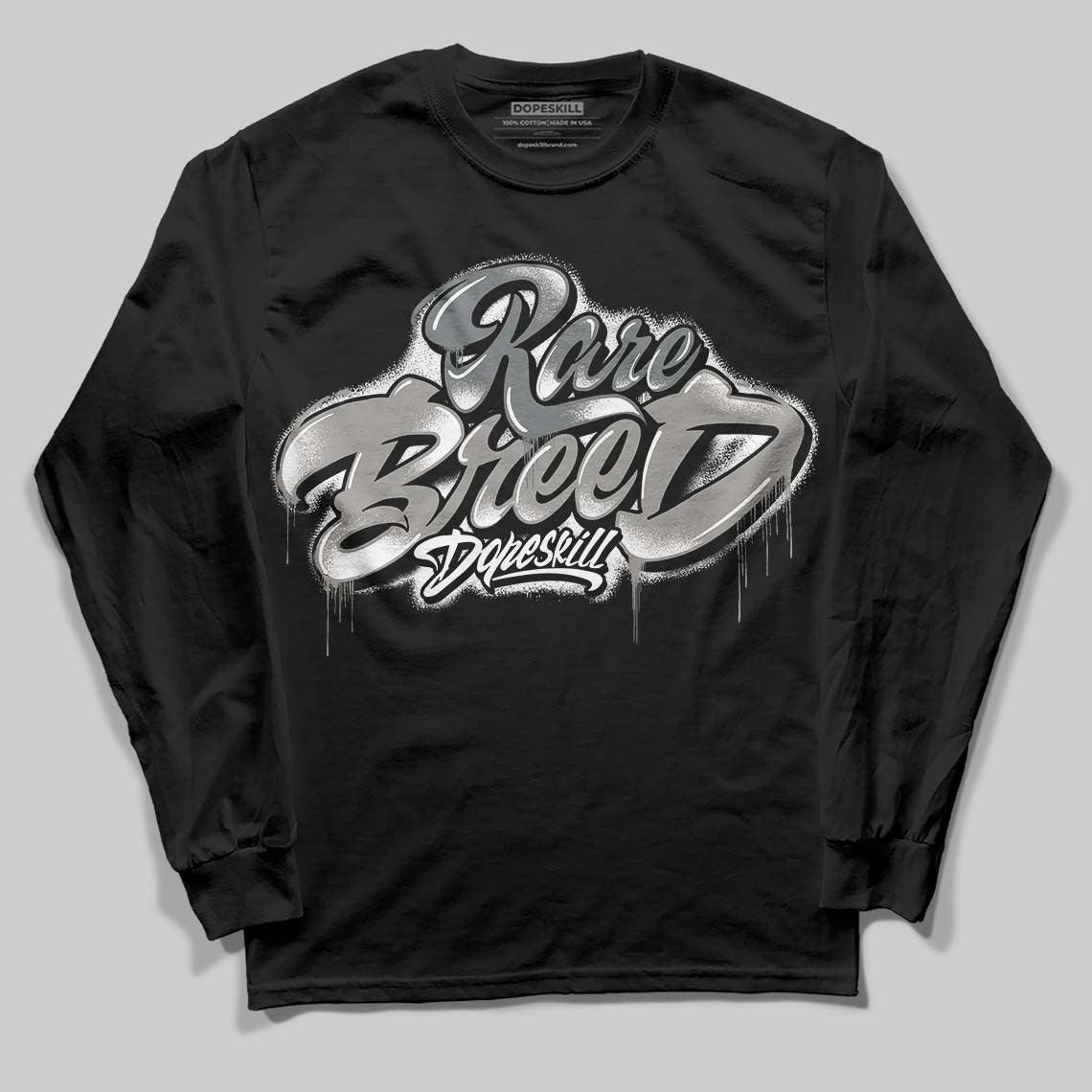 Cool Grey 9s DopeSkill Long Sleeve T-Shirt Rare Breed Type Graphic