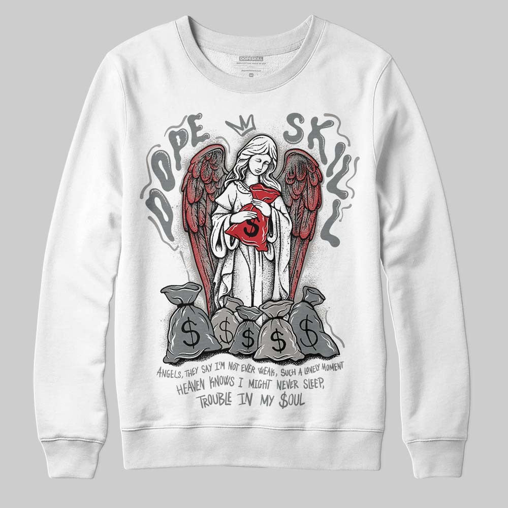 Cool Grey 9s DopeSkill Sweatshirt Angels Graphic