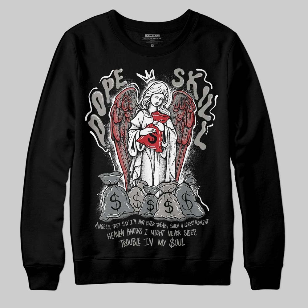 Cool Grey 9s DopeSkill Sweatshirt Angels Graphic