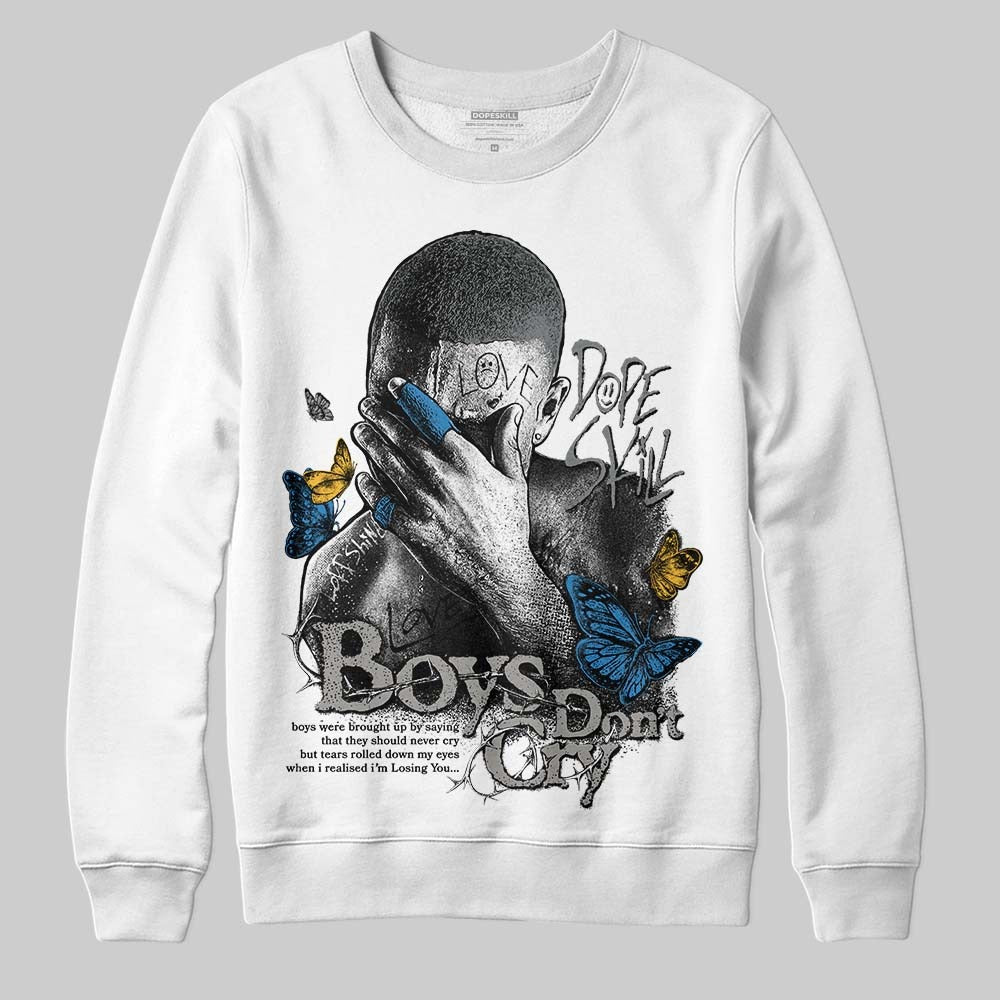 Cool Grey 9s DopeSkill Sweatshirt Boys Don't Cry Graphic