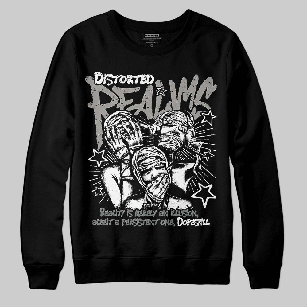 Cool Grey 9s DopeSkill Sweatshirt Distorted Realms Graphic