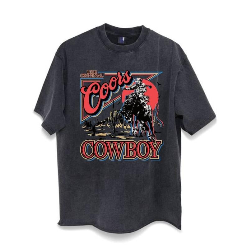 Coor Western Cowboy T-Shirt, Vintage 90s Western Shirt, Retro Cors Tee, Rodeo Cowboy vintage T-shirt, sweater and Hoodie cotton shirt