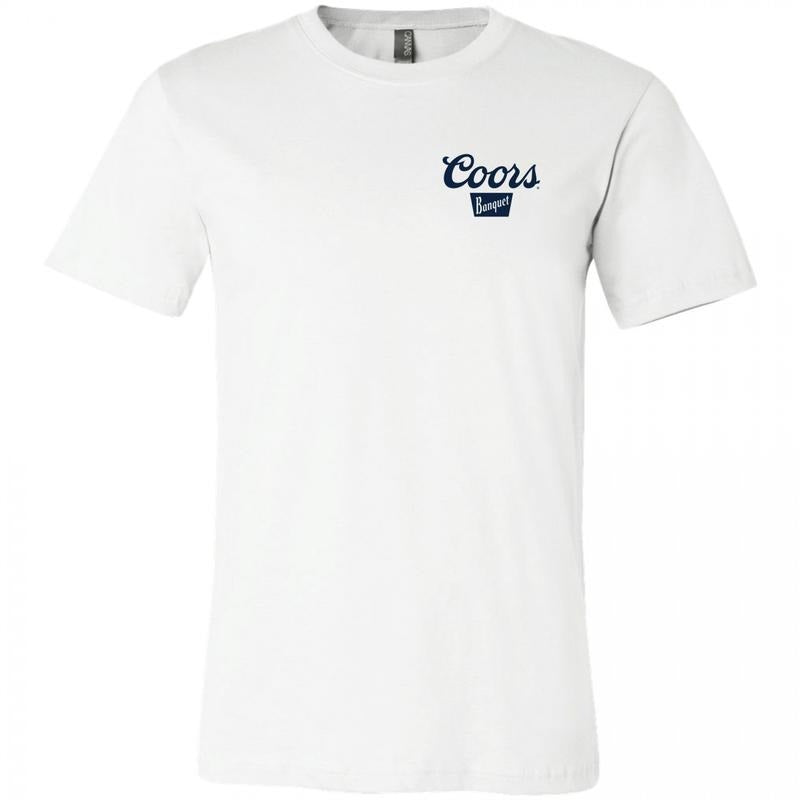 Coors Banquet Waterfall Seal Front and Back Print T-Shirt Unisex, Gift - One Style Fits All - Trendy to Timeless - Fashion for All - Colors for All - All Sizes Offered style 001