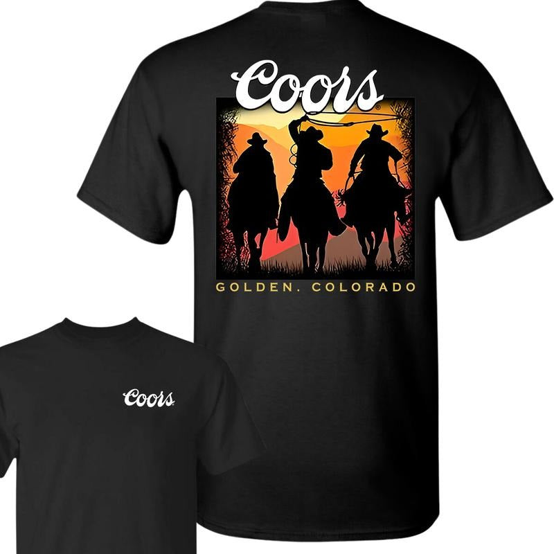 Coors Cowboy T-shirt, Unisex T-Shirt, Full Color T-Shirt, For Men, For Women style 001