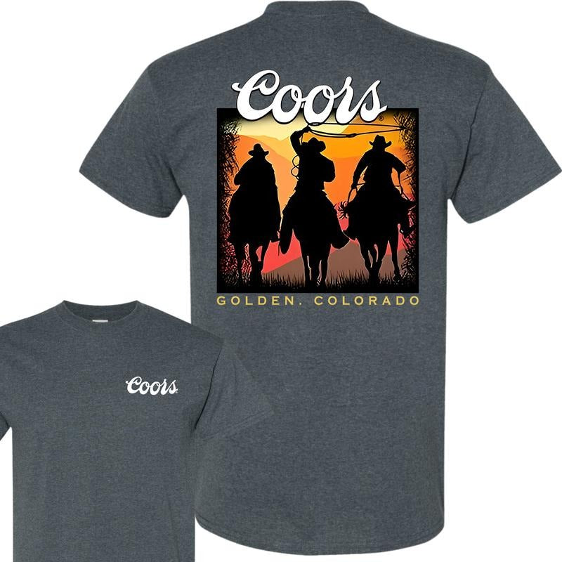 Coors Cowboy T-shirt, Unisex T-Shirt, Full Color T-Shirt, For Men, For Women style 001