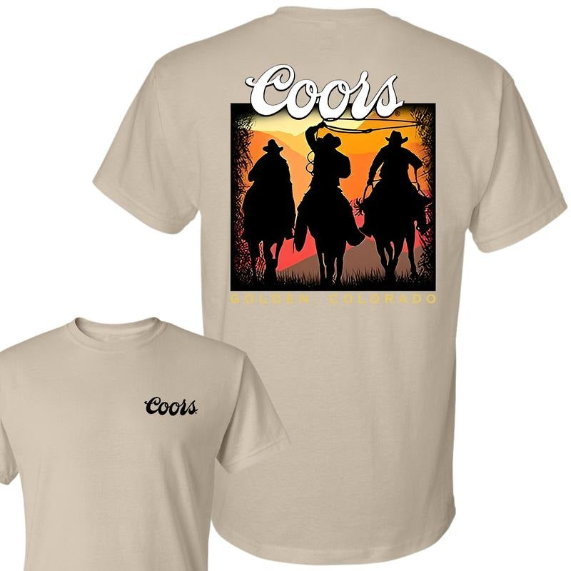 Coors Cowboy T-shirt, Unisex T-Shirt, Full Color T-Shirt, For Men, For Women style 001