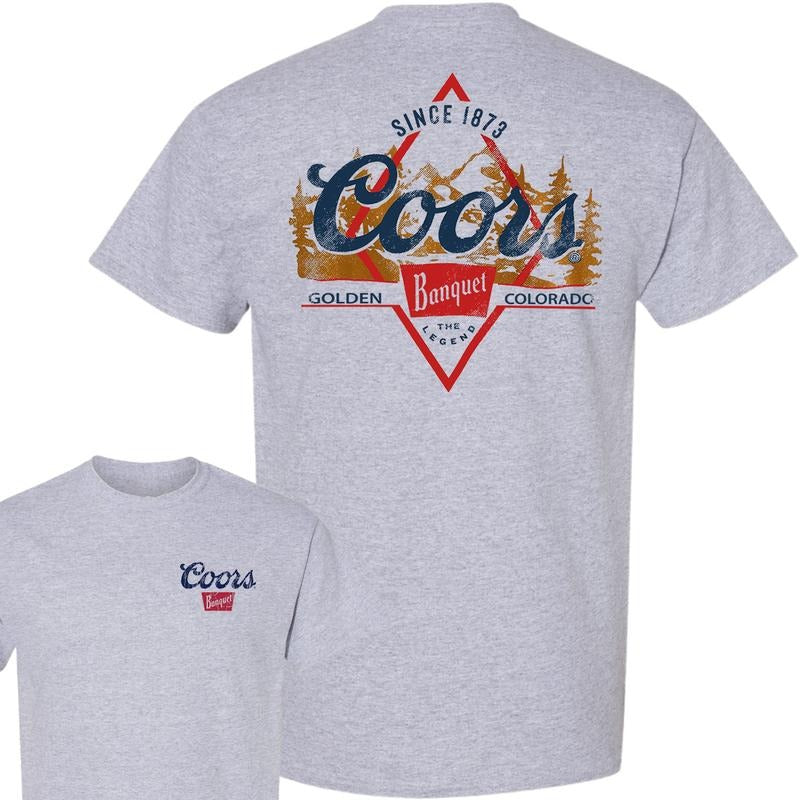 Coors Golden Banquet 2-Sided T-Shirt, Unisex T-Shirt, Full Color T-Shirt, For Men, For Women style 001