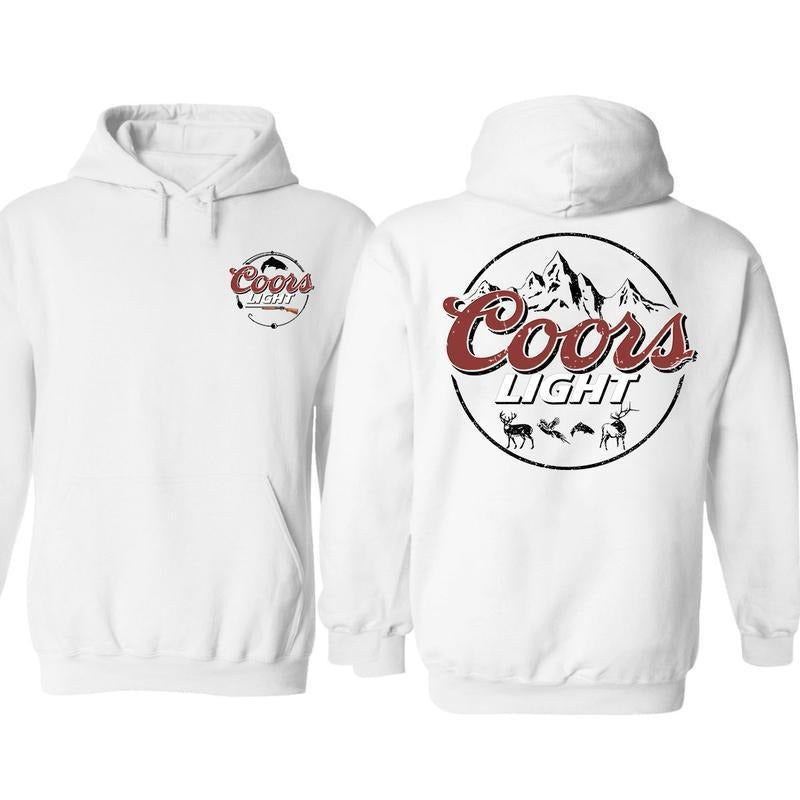 Coors Light Hunting Hoodie Full Color, Coors Light Hunting Season Sweatshirt, Unisex Casual Crewneck Beer Lover Shirt For Men & Women, Hunter Menswear