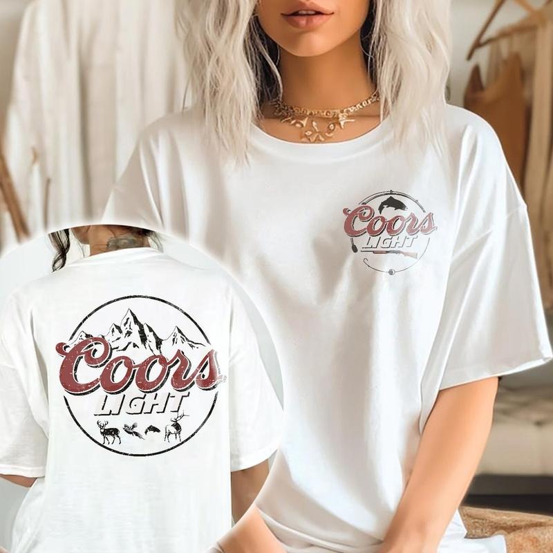 Coors Light Hunting Hoodie Sweatshirt, Coors Light Hunting Shirt, Menswear Sweaters Tops Pullover Human Casual Long Sleeve, Graphic Tees For Women And Men - Gifts For All