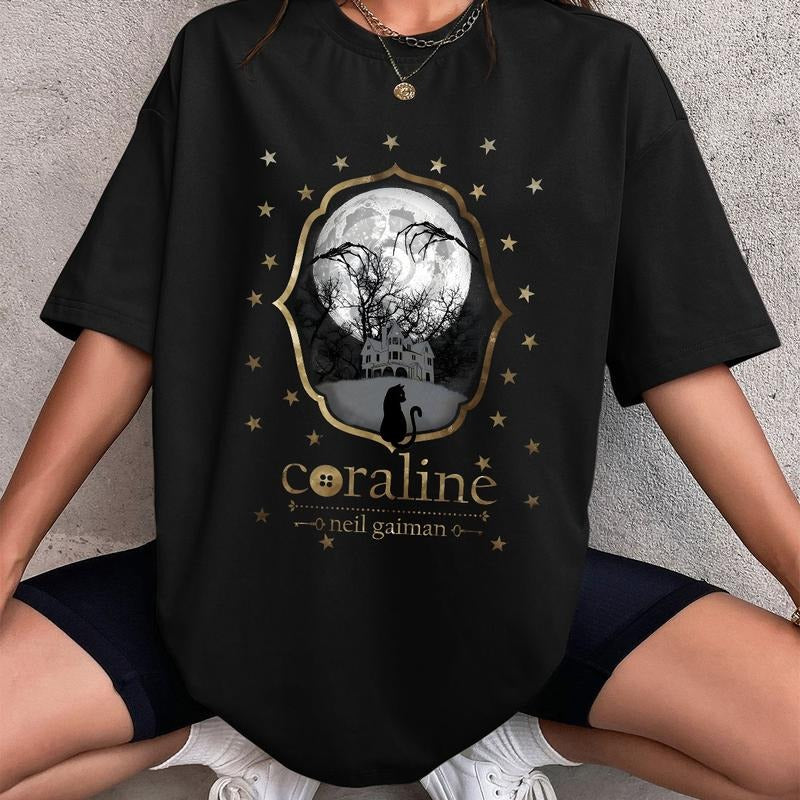 Coraline Dreaming Star Shirt, The real world and the Another World Coraline, Horror Movie Merch, Halloween Christmas Gift, gift for Friends