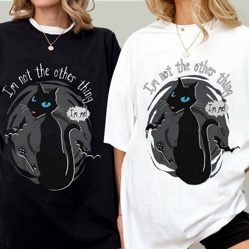 Coraline I'm Not The Other Thing T-Shirt, Horror Coraline movies, Horror Character Shirt, Halloween Crewneck Sweatshirt