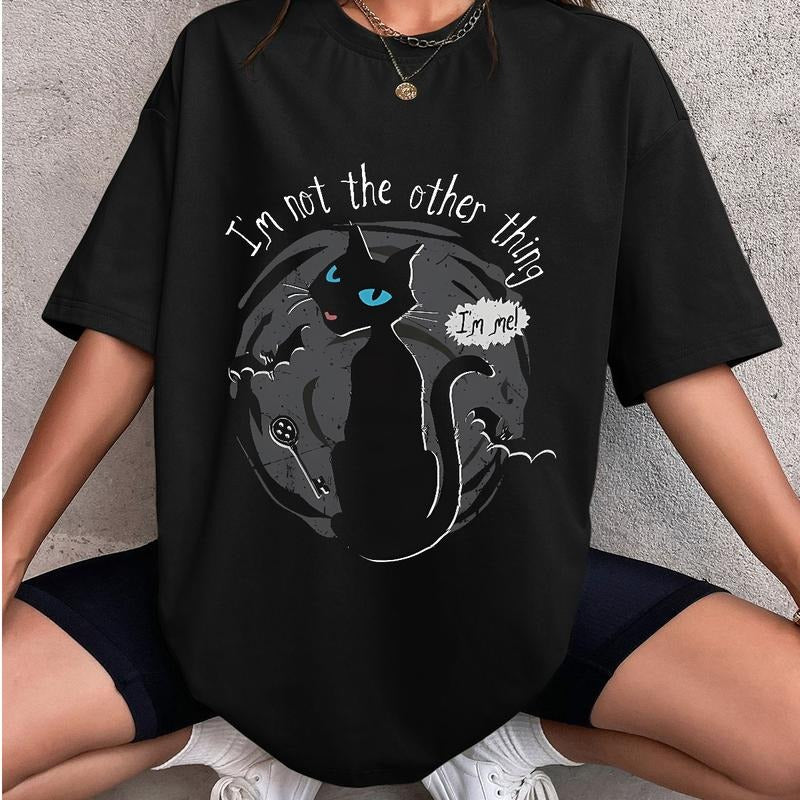Coraline I'm Not The Other Thing T-Shirt, Horror Coraline movies, Horror Character Shirt, Halloween Crewneck Sweatshirt