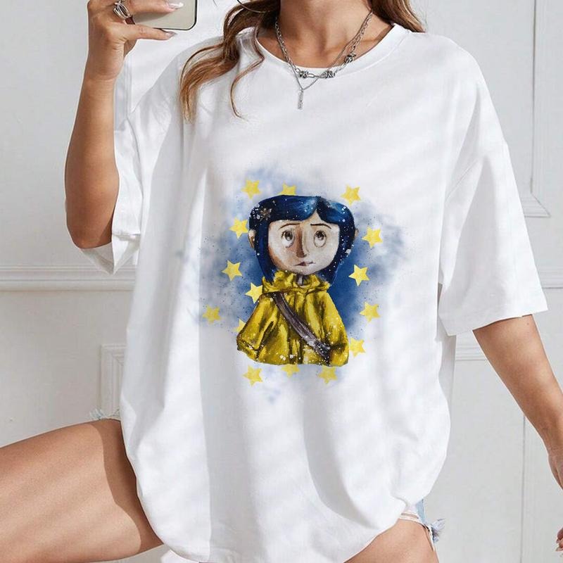 Coraline in Sky of Star Sweatshirt, Coraline Horror Movies, Coraline Sweatshirt Hoodie, Halloween Movies, Christmas Gifts