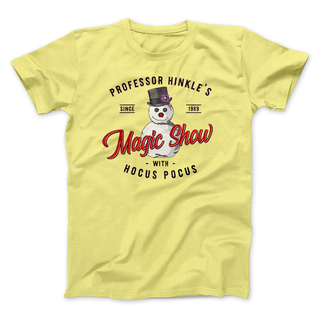 Professor Hinkle's Magic Show Funny Movie Men/Unisex T-Shirt