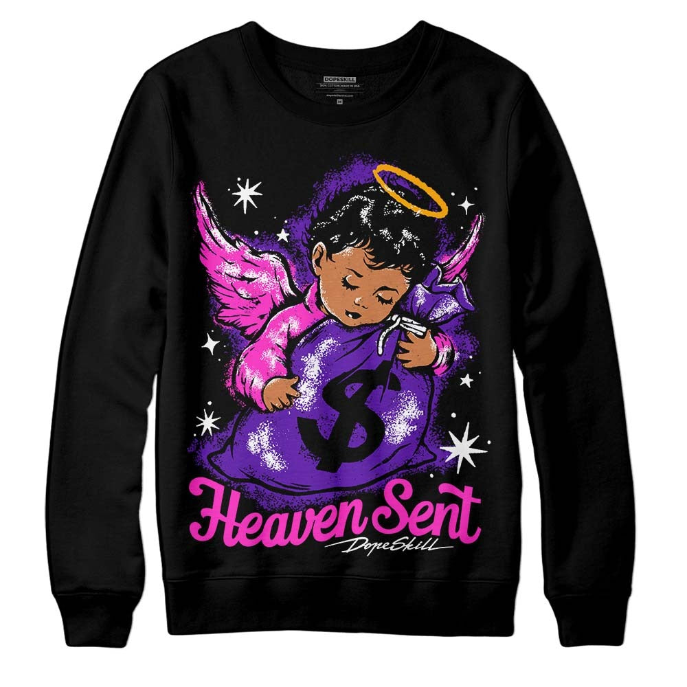 Court Purple 13s DopeSkill Sweatshirt Heaven Sent Graphic