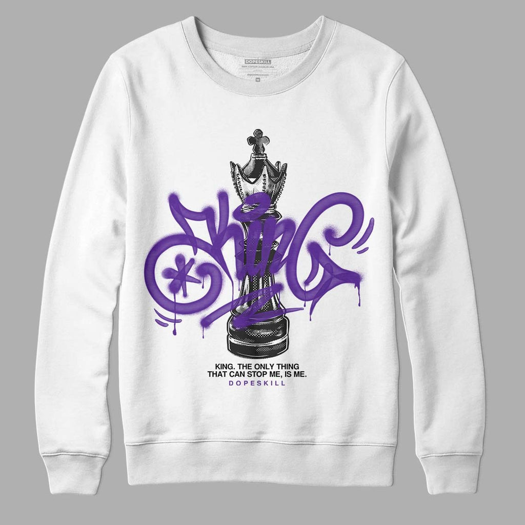 Court Purple 13s DopeSkill Sweatshirt King Chess Graphic