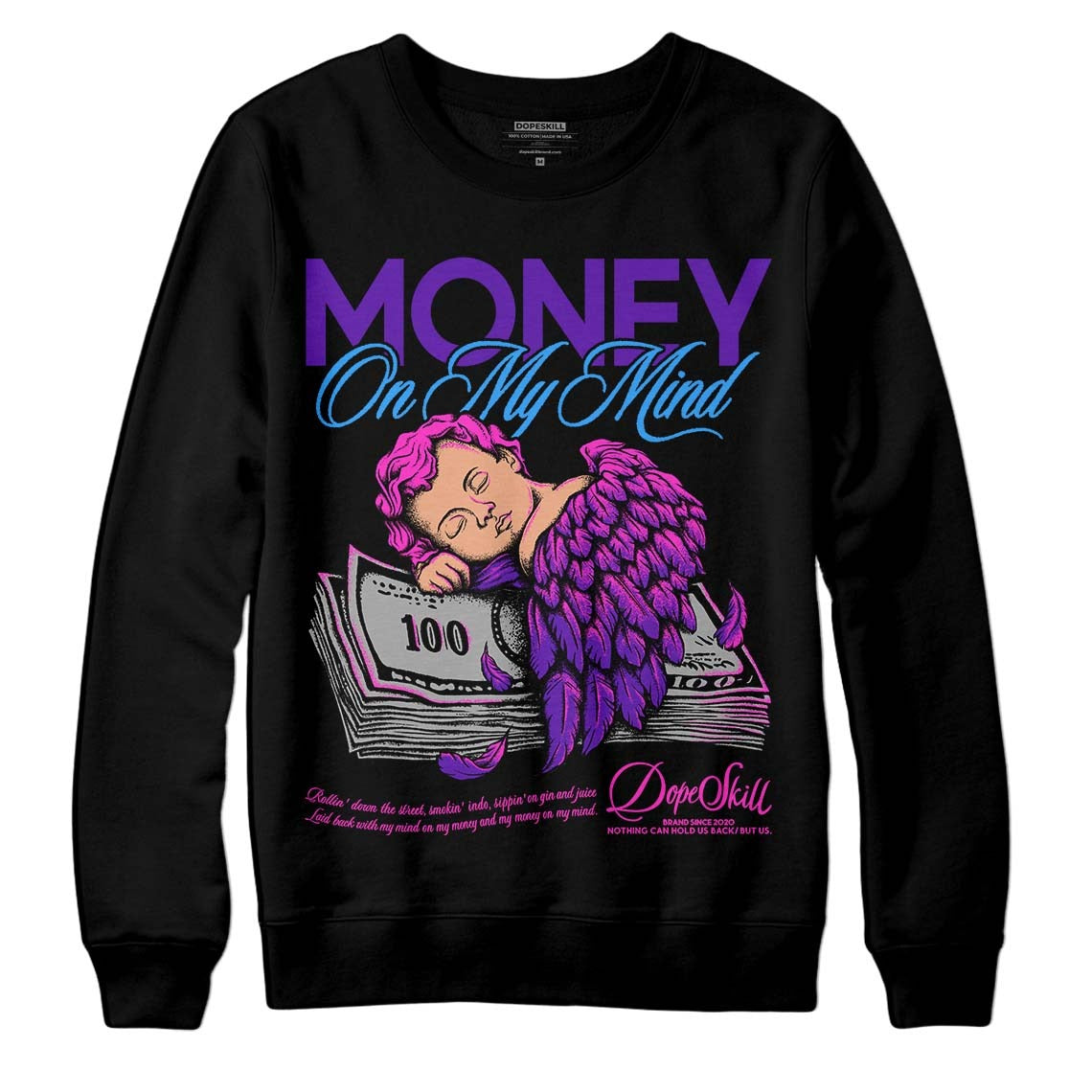 Court Purple 13s DopeSkill Sweatshirt MOMM Graphic