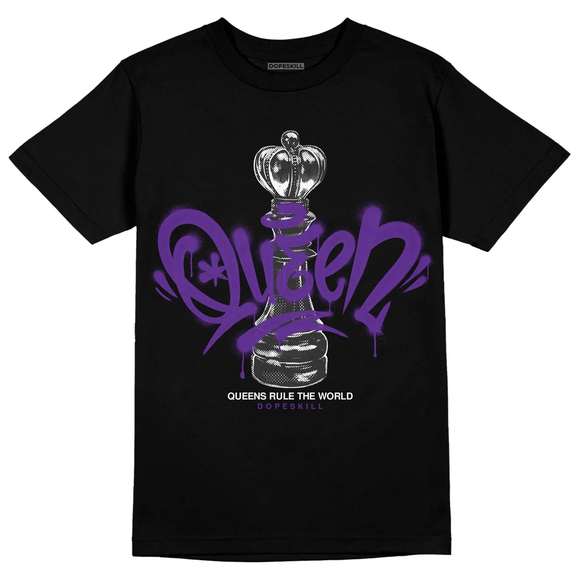 Court Purple 13s DopeSkill T-Shirt Queen Chess Graphic