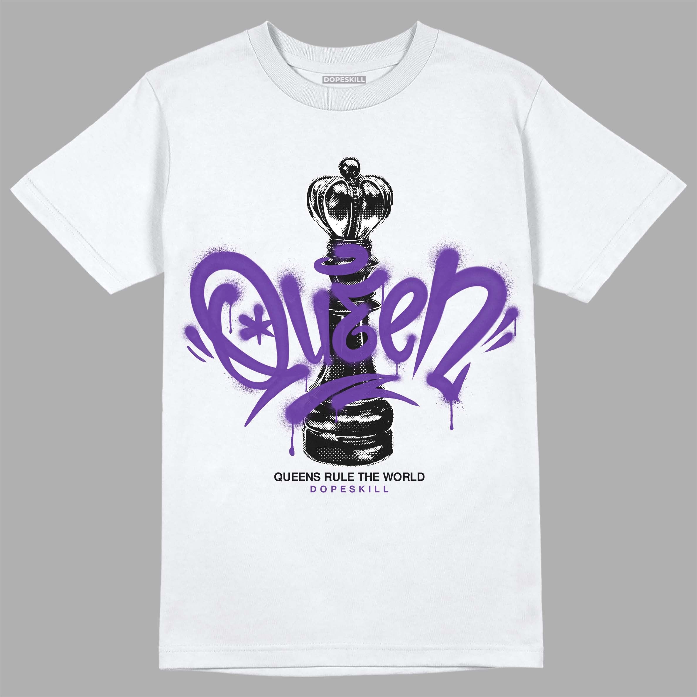 Court Purple 13s DopeSkill T-Shirt Queen Chess Graphic