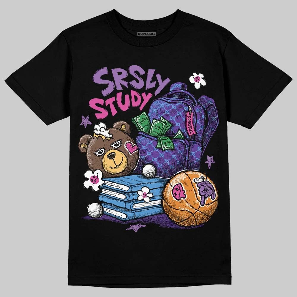 Court Purple 13s DopeSkill T-Shirt SRSLY Study Graphic