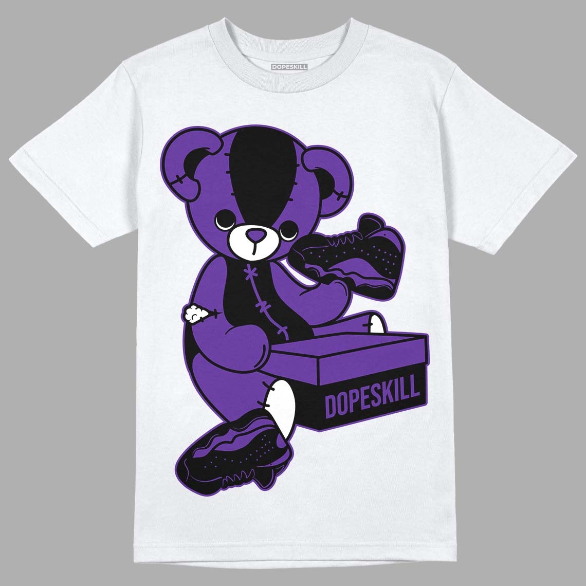 Court Purple 13s DopeSkill T-Shirt Sneakerhead BEAR Graphic