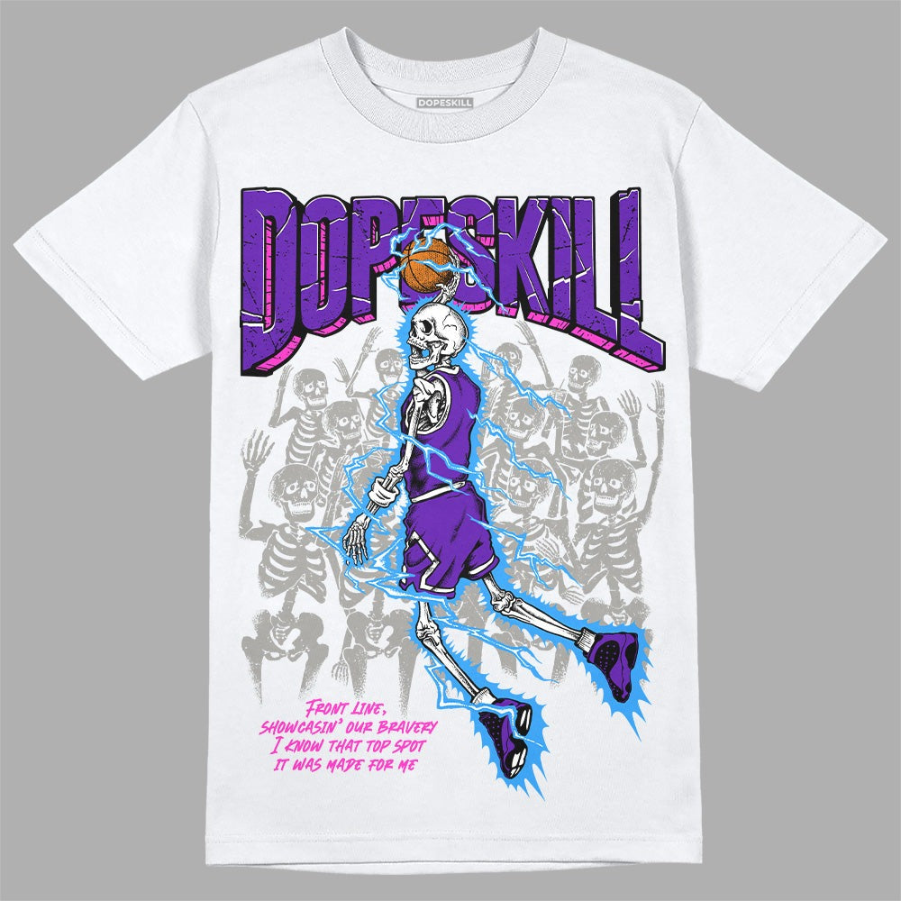 Court Purple 13s DopeSkill T-Shirt Thunder Dunk Graphic