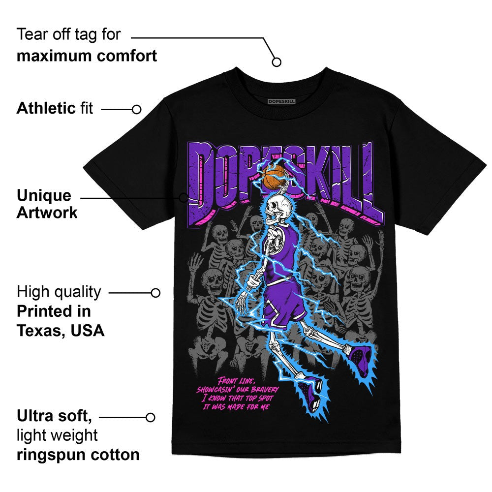 Court Purple 13s DopeSkill T-Shirt Thunder Dunk Graphic