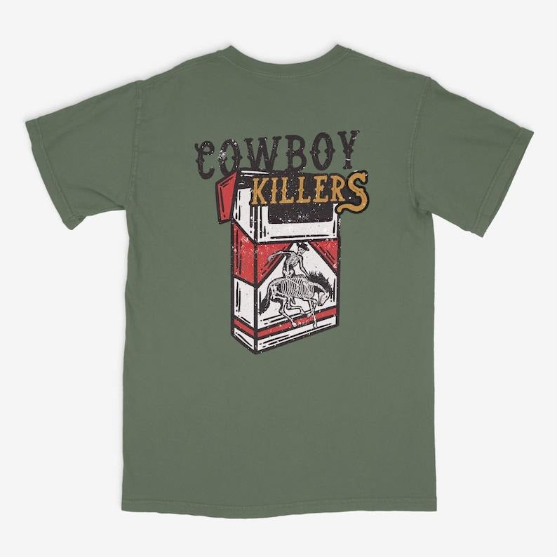 Cowboy Killer Rodeo 90s T-Shirt marlb0r0 shirt , Vintage 2000s Graphic Western Shirt, Retro Cowboy marlboro Tee, Rodeo Relaxed Adult Unisex Shirt, Wild West 2 sides  T-shirt, sweater and Hoodie vintage shirt