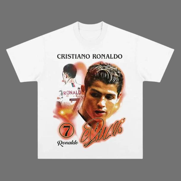 Cr7 T-Shirt, Ronaldo Vintage Tee, Unisex Soccer Shirt, Sport Graphic Tees, Menswear Womenswear Streetwear