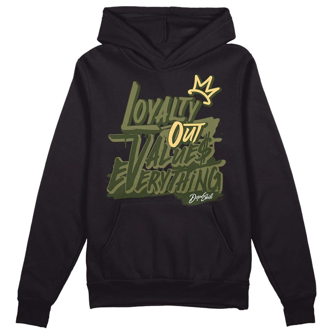 Craft Olive 4s DopeSkill Hoodie Sweatshirt LOVE Graphic