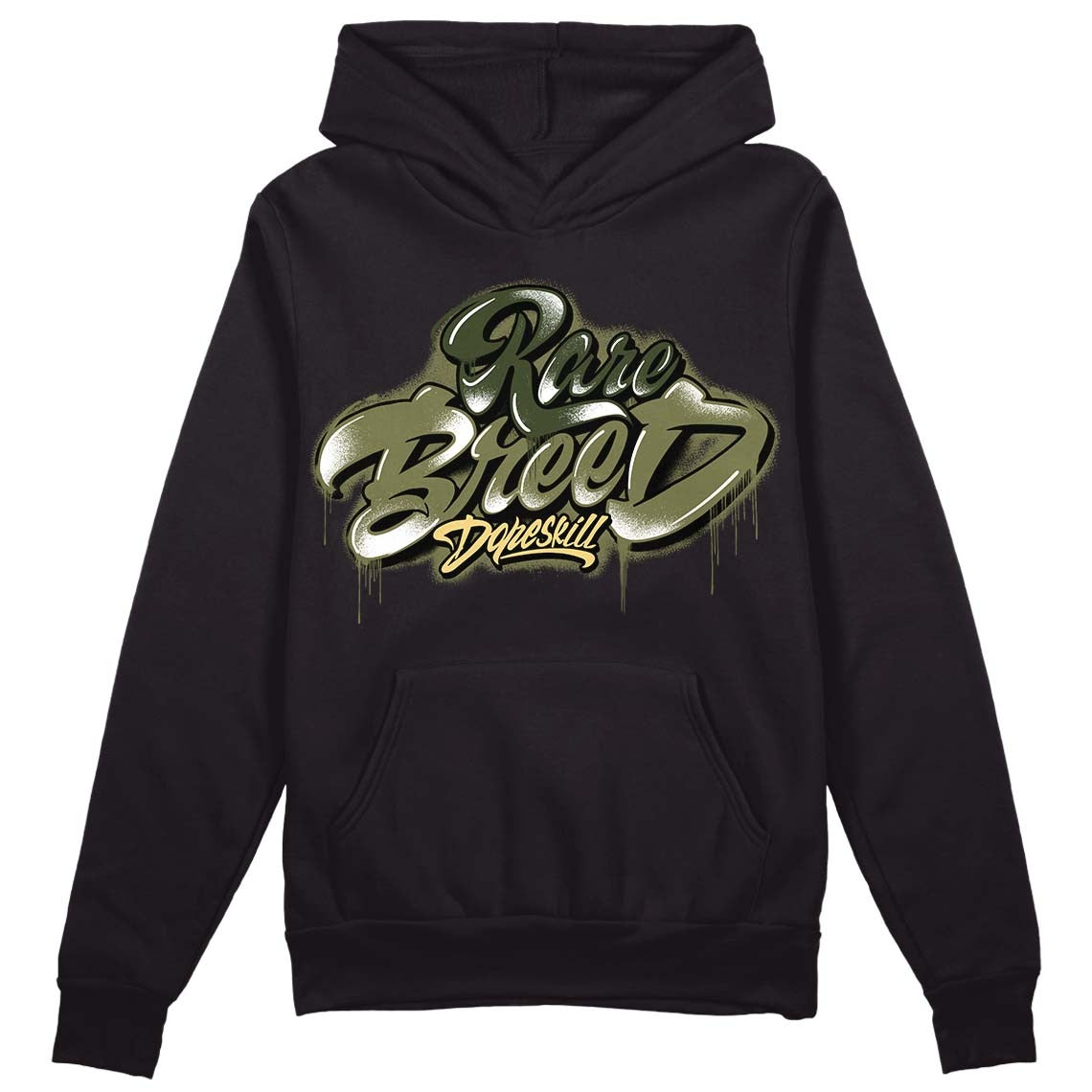 Craft Olive 4s DopeSkill Hoodie Sweatshirt Rare Breed Type Graphic