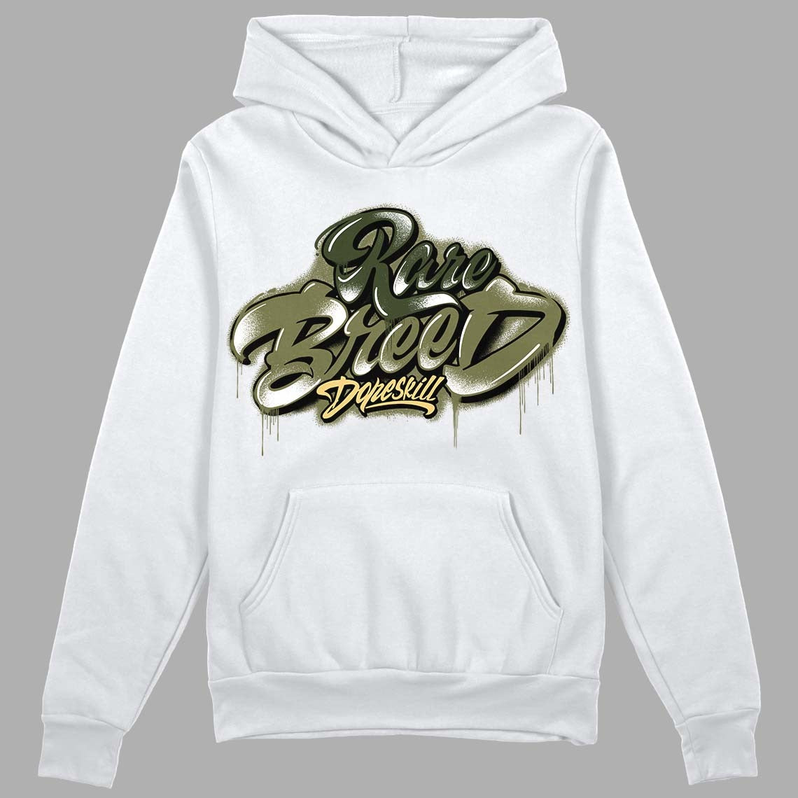 Craft Olive 4s DopeSkill Hoodie Sweatshirt Rare Breed Type Graphic