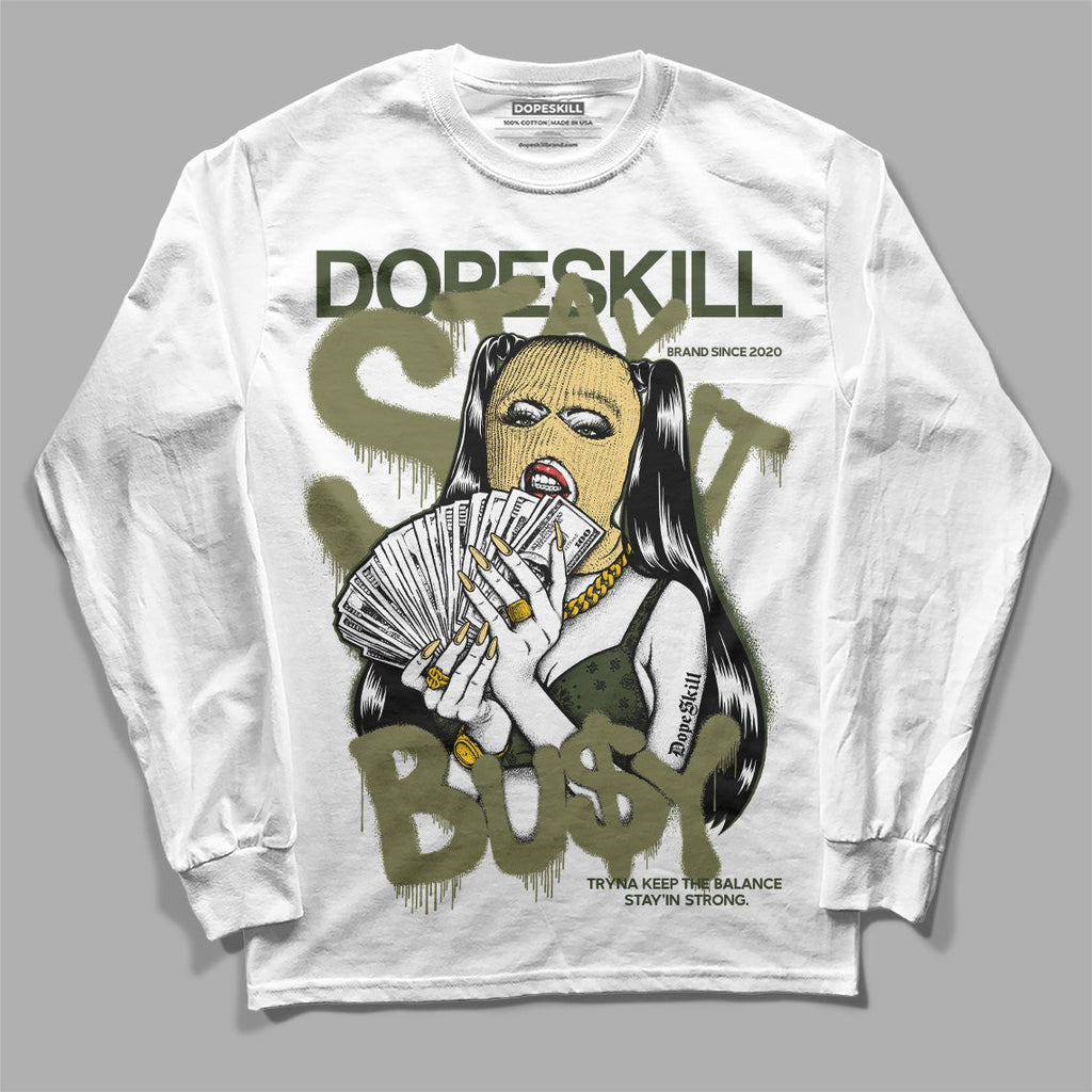 Craft Olive 4s DopeSkill Long Sleeve T-Shirt Stay It Busy Graphic