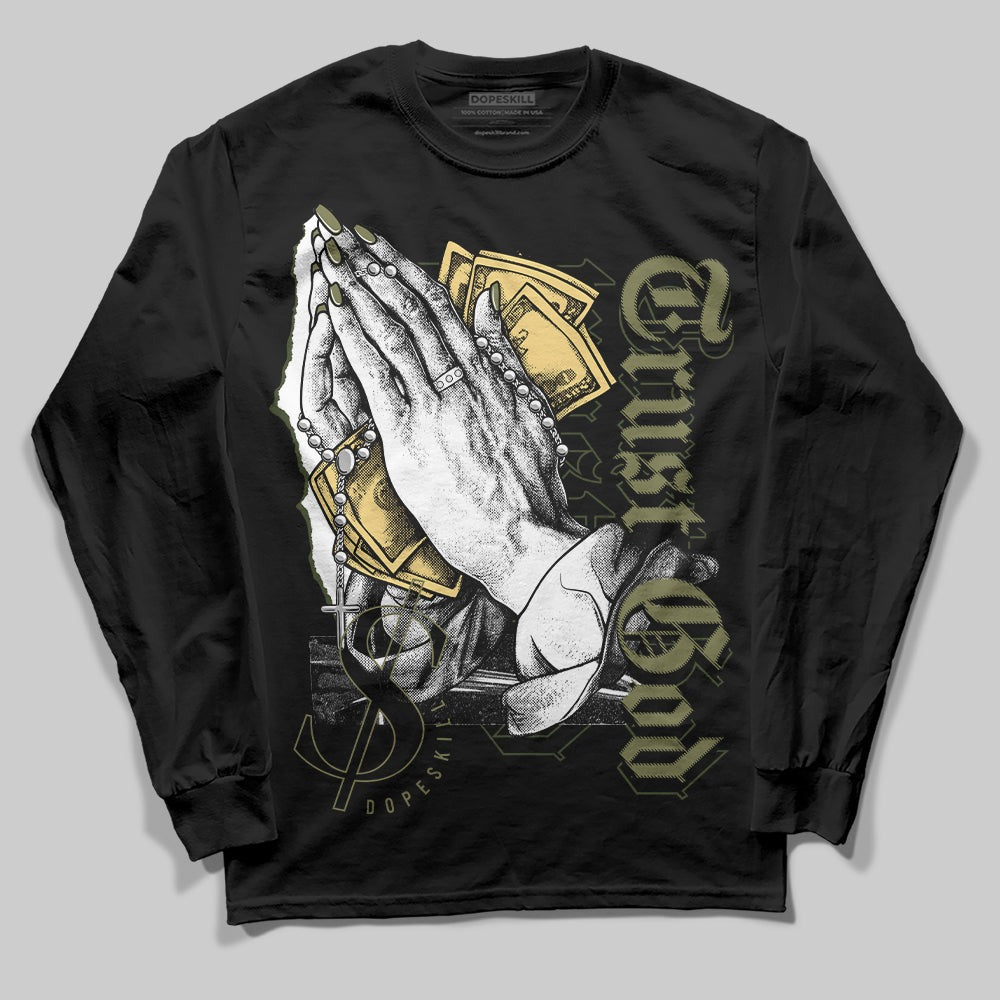 Craft Olive 4s DopeSkill Long Sleeve T-Shirt Trust God Graphic