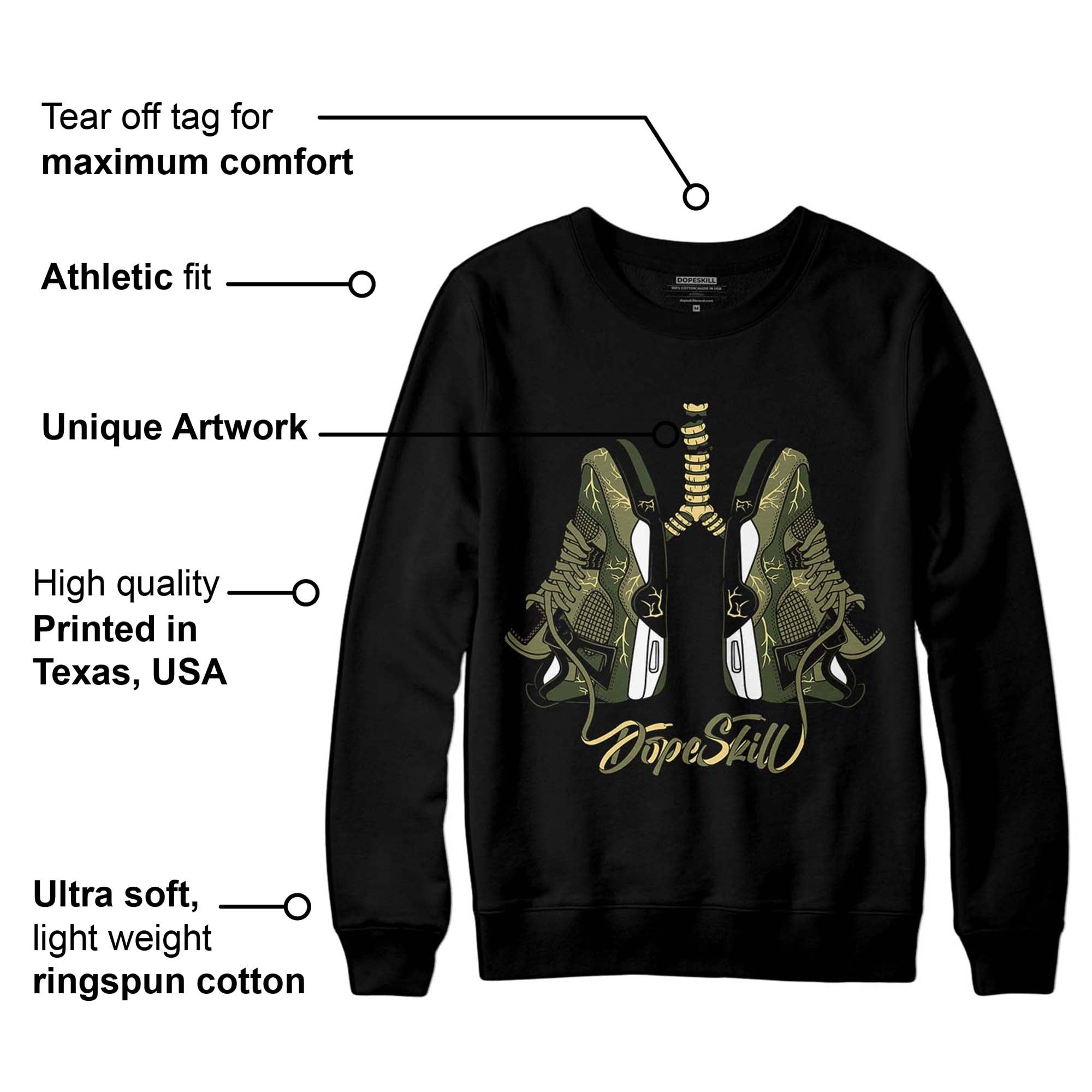 Craft Olive 4s DopeSkill Sweatshirt Breathe Graphic