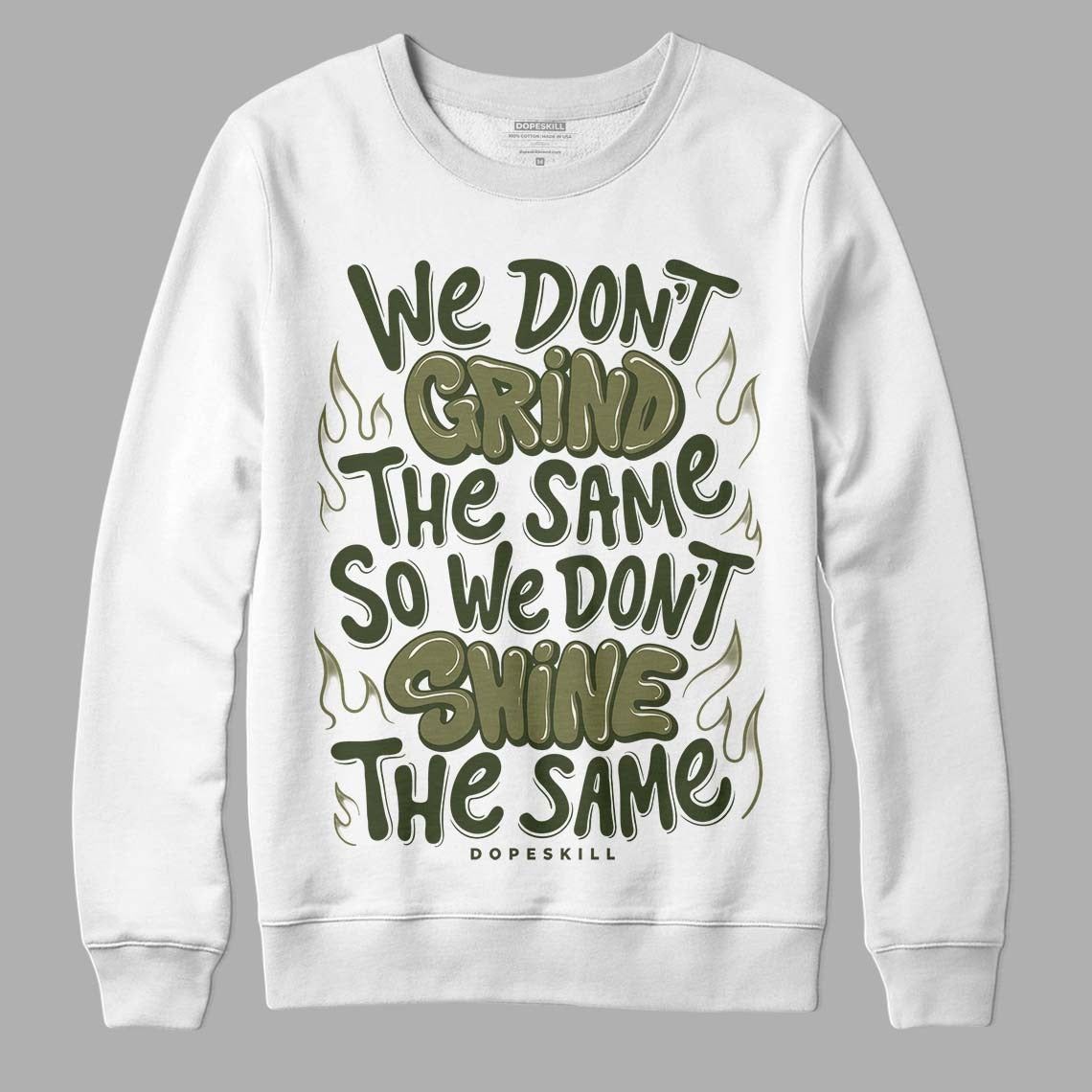 Craft Olive 4s DopeSkill Sweatshirt Grind Shine Graphic