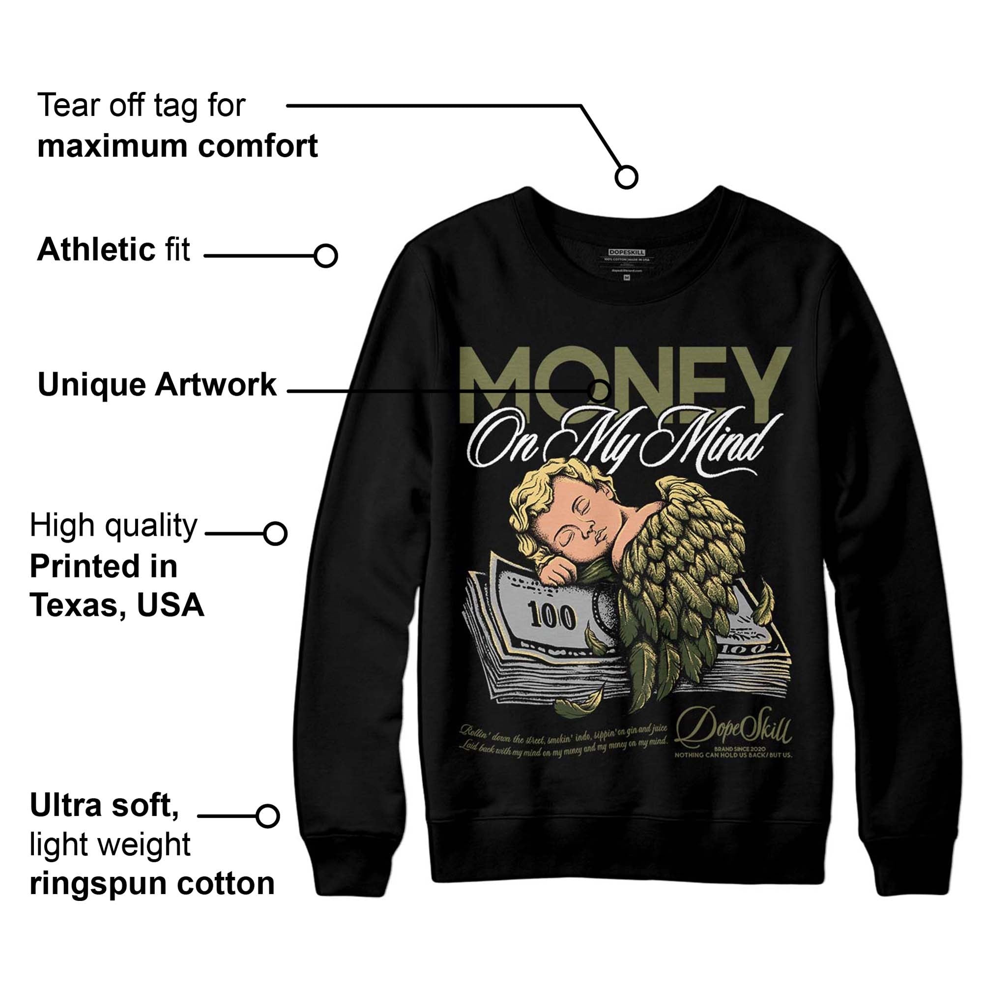 Craft Olive 4s DopeSkill Sweatshirt MOMM Graphic