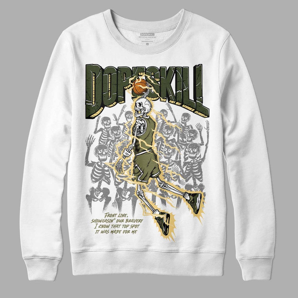 Craft Olive 4s DopeSkill Sweatshirt Thunder Dunk Graphic